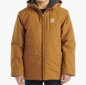 Carhartt Kid's CP8582 Montana Insulated Hooded Jacket - Boys XS Size 6